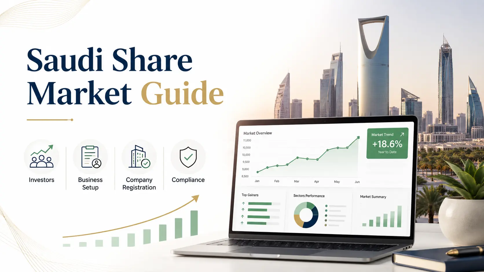Saudi share market guide for foreign investors and business setup in KSA