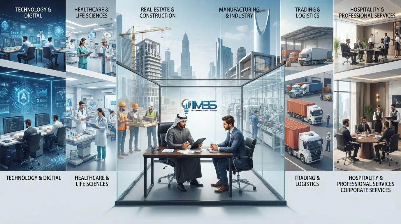 Company registration across technology healthcare construction manufacturing logistics and hospitality industries in Saudi Arabia