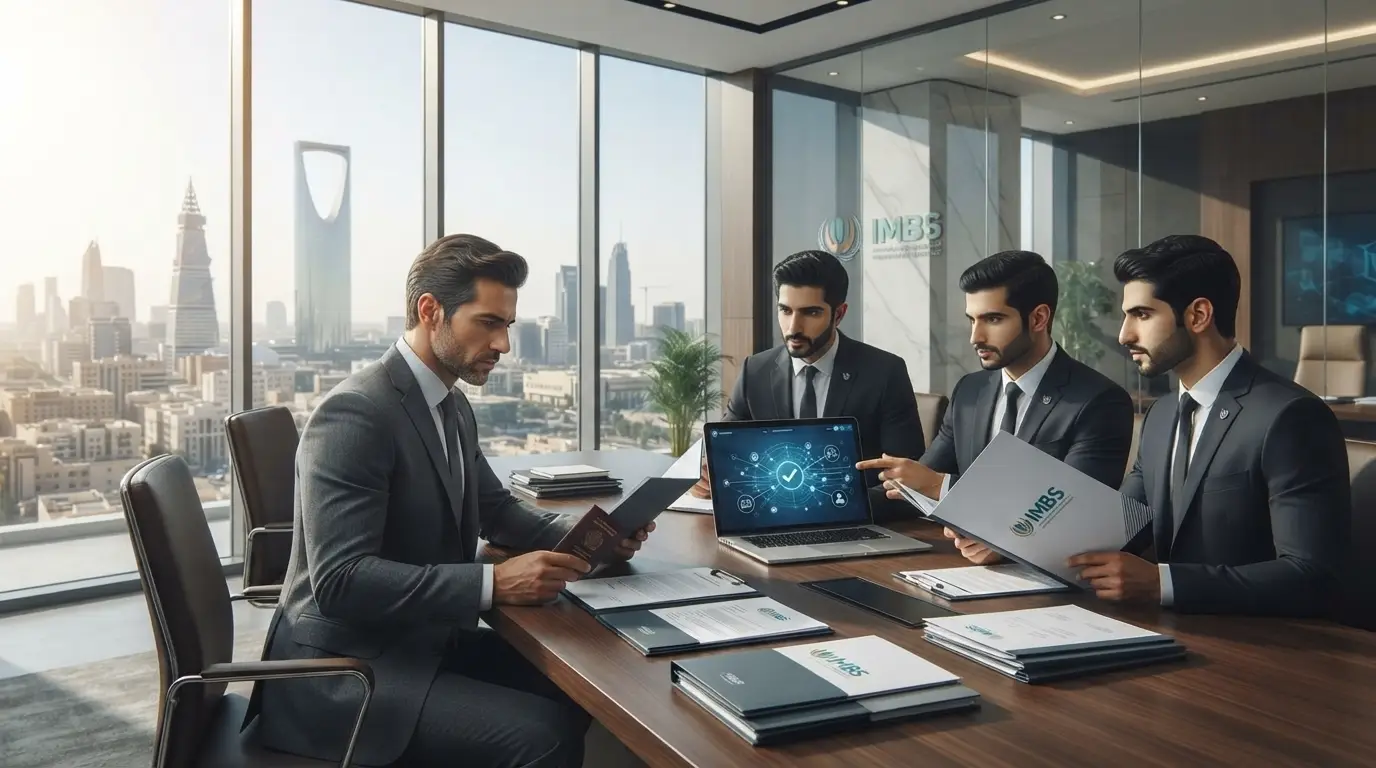 Foreign investor receiving company registration support in Saudi Arabia
