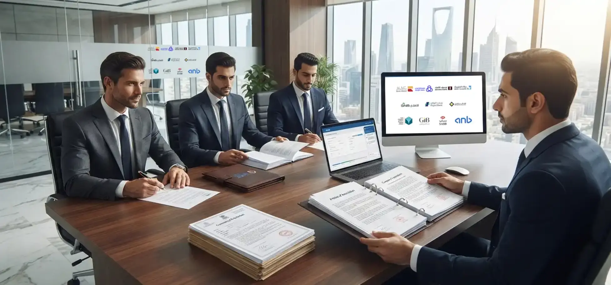 IMBS corporate bank account opening support in Saudi Arabia